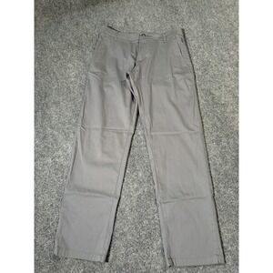 Birddogs Pants Mens 30x28 Gray Stretch Chino Golf Casual Performance Wear